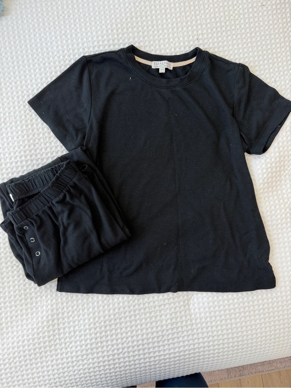 P.J. Salvage Reloved black lounge set small